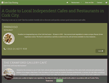 Tablet Screenshot of corkcitydining.com